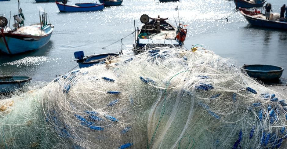 pesca milagrosa - uma rede dois barcos